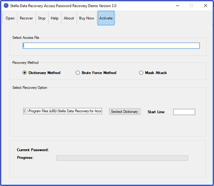 microsoft access password recovery