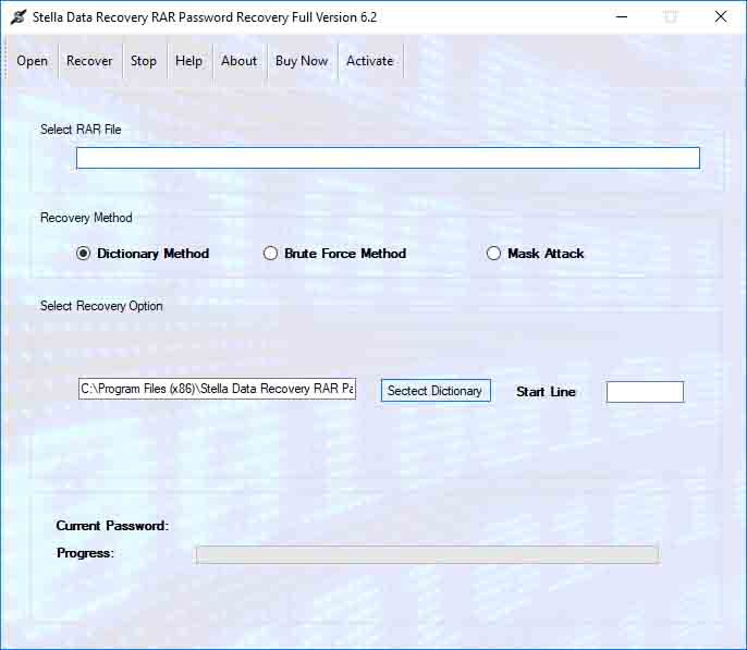 RAR Password Recovery Software