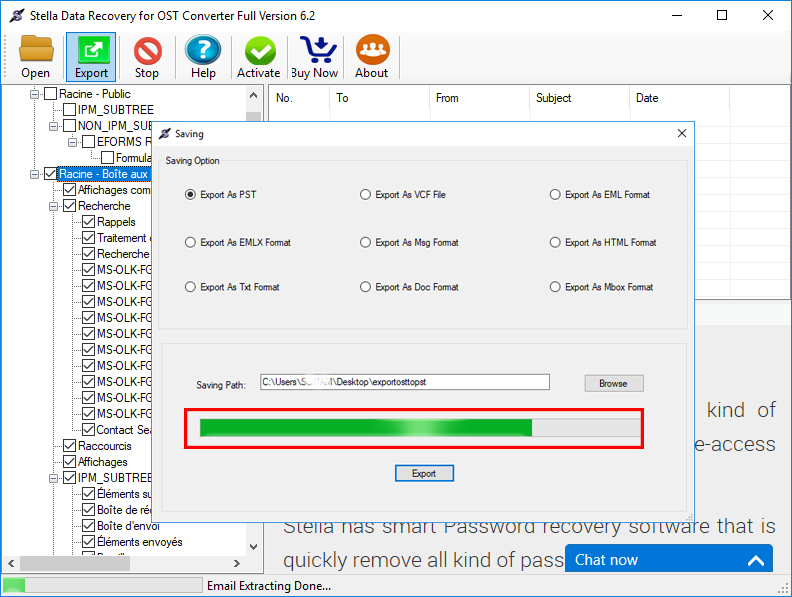 export ost to pst